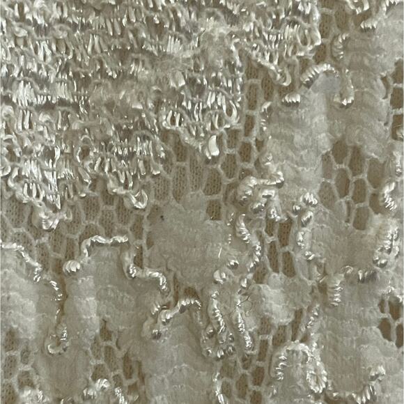 Maggy London Vintage Creamy Lace Maxi Dress size 8 - Picture 11 of 11